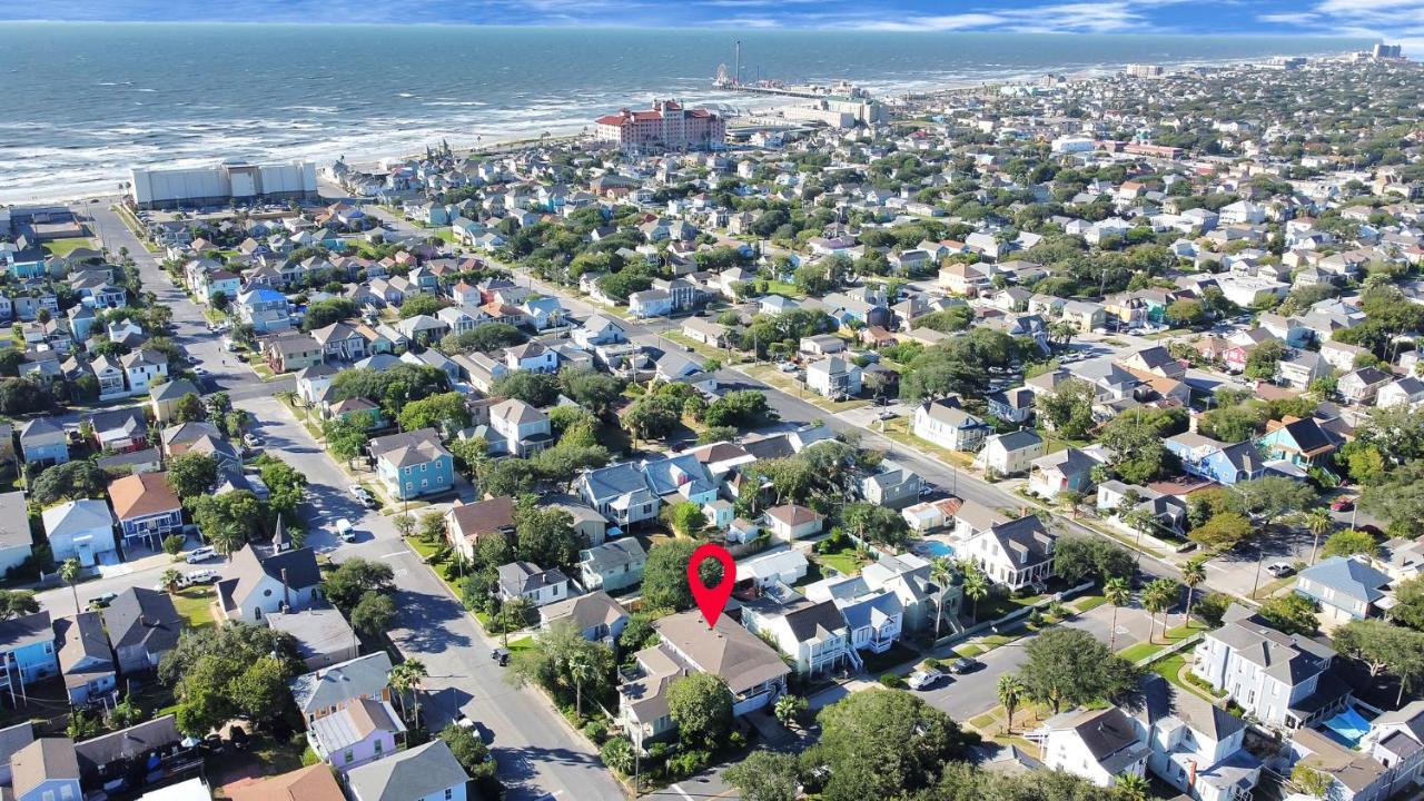 Cozy Historic Galveston House-8 Min Walk To Beach! Kültér fotó